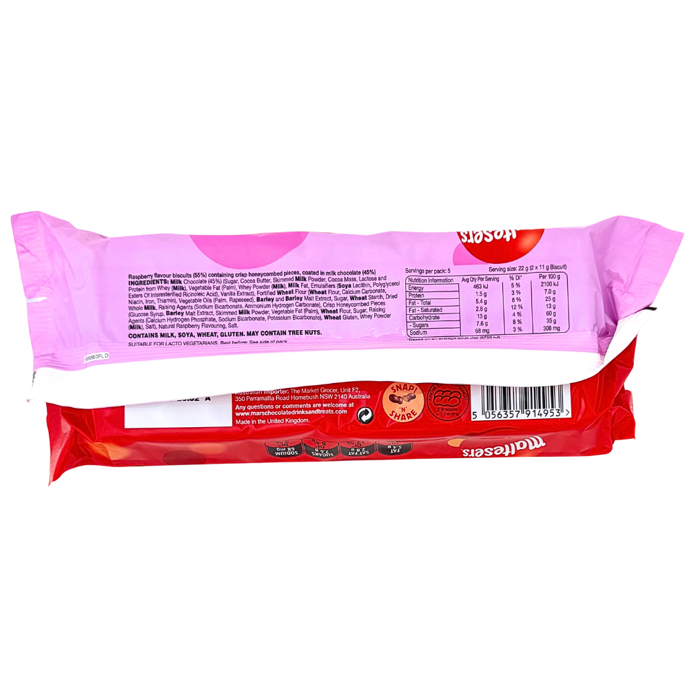 Maltesers Raspberry Biscuits (UK) - 110g