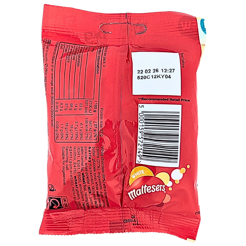 Maltesers White (UK) - 54g