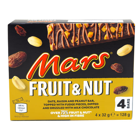 Mars Triple Treat Fruit & Nut 4pk (UK) - 128g