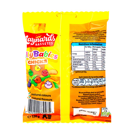 Maynards Bassetts Jelly Babies Chicks (UK) - 130g