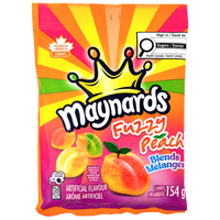 Maynards Fuzzy Peach Blends - 154g
