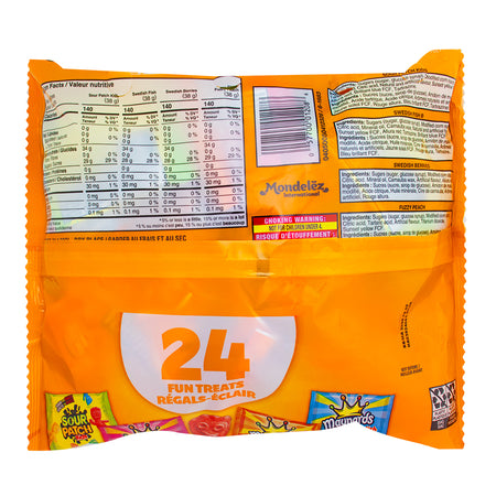 Maynards Assorted Fun Treats - 24ct  Nutrition Facts Ingredients