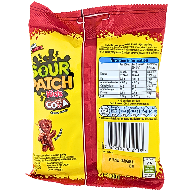 Sour Patch Kids Cola (UK) - 120g