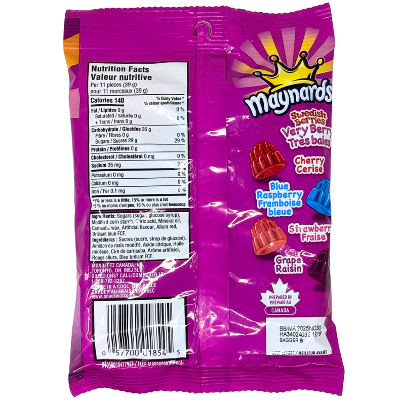 Maynards Swedish Berries Very Berry - 154g