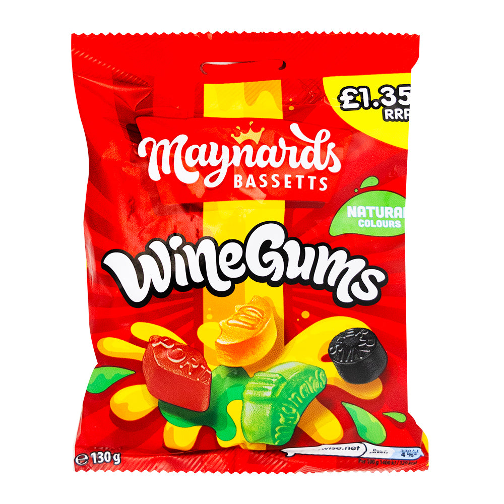 Maynards Bassetts Wine Gums UK - 165g | Candy Funhouse US