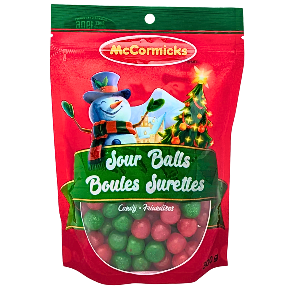 McCormick's Christmas Sour Balls - 300g