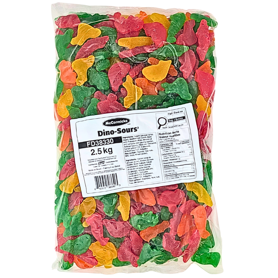 McCormick's Dino-Sours Candy - 2.5 kg