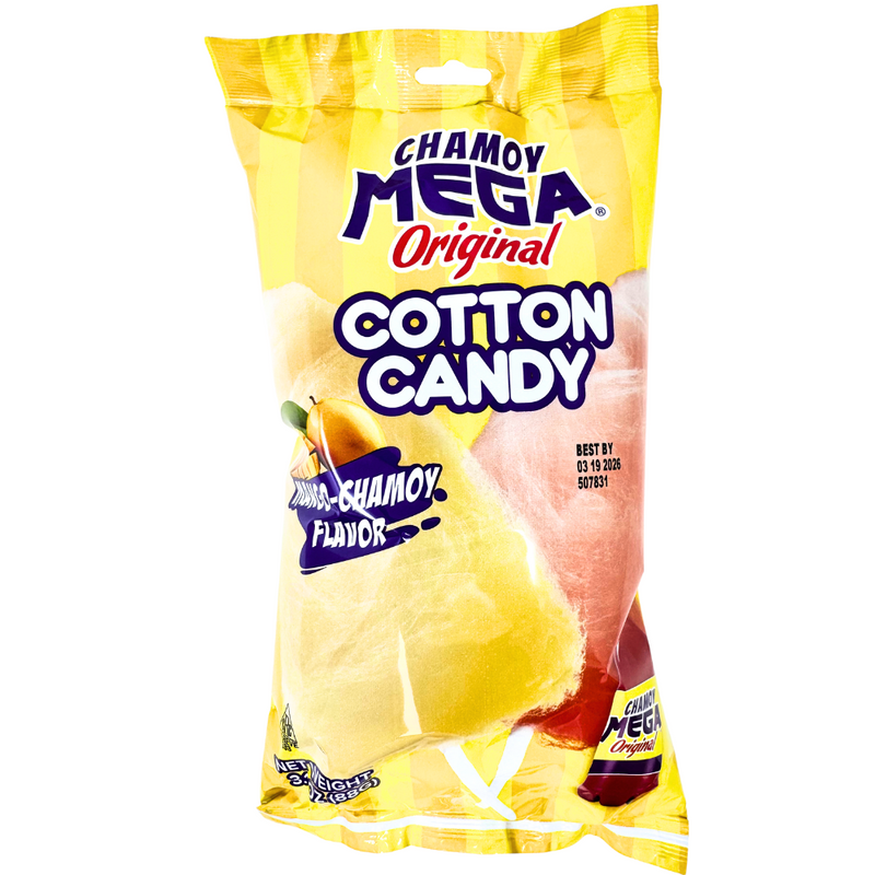 Mega Chamoy Cotton Candy - 3.1oz