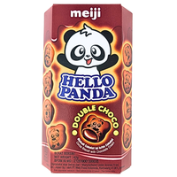 Meiji Hello Panda Double Choco Filled Cookies (Indonesia) - 42g