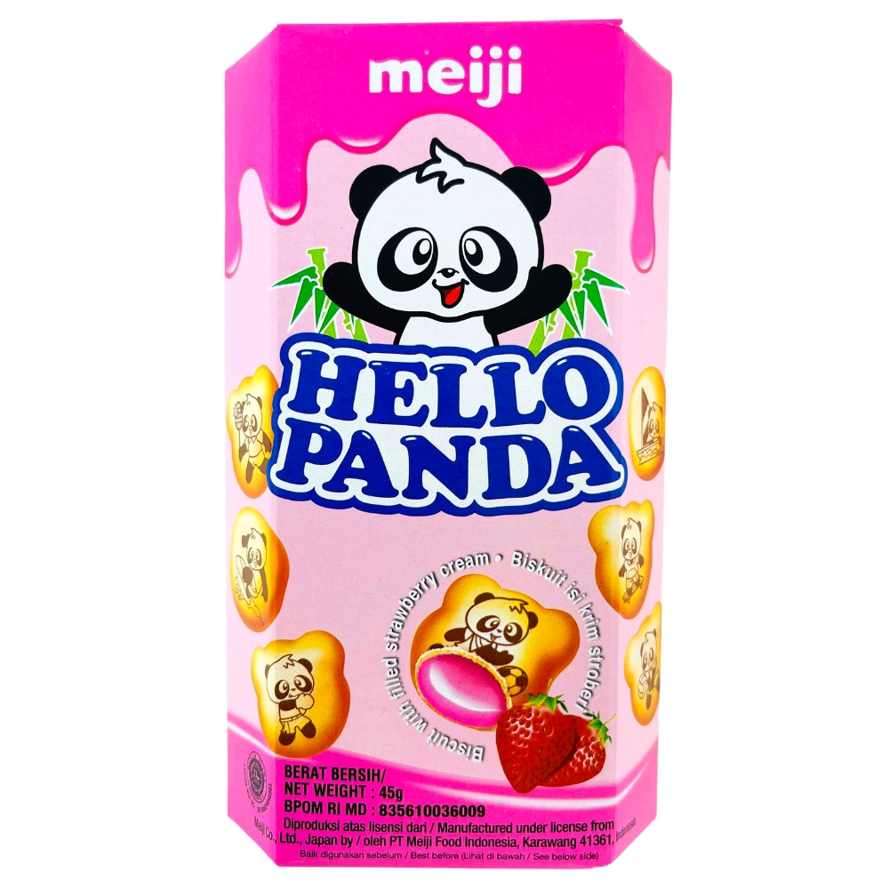 Meiji Hello Panda Strawberry (Indonesia) - 45g