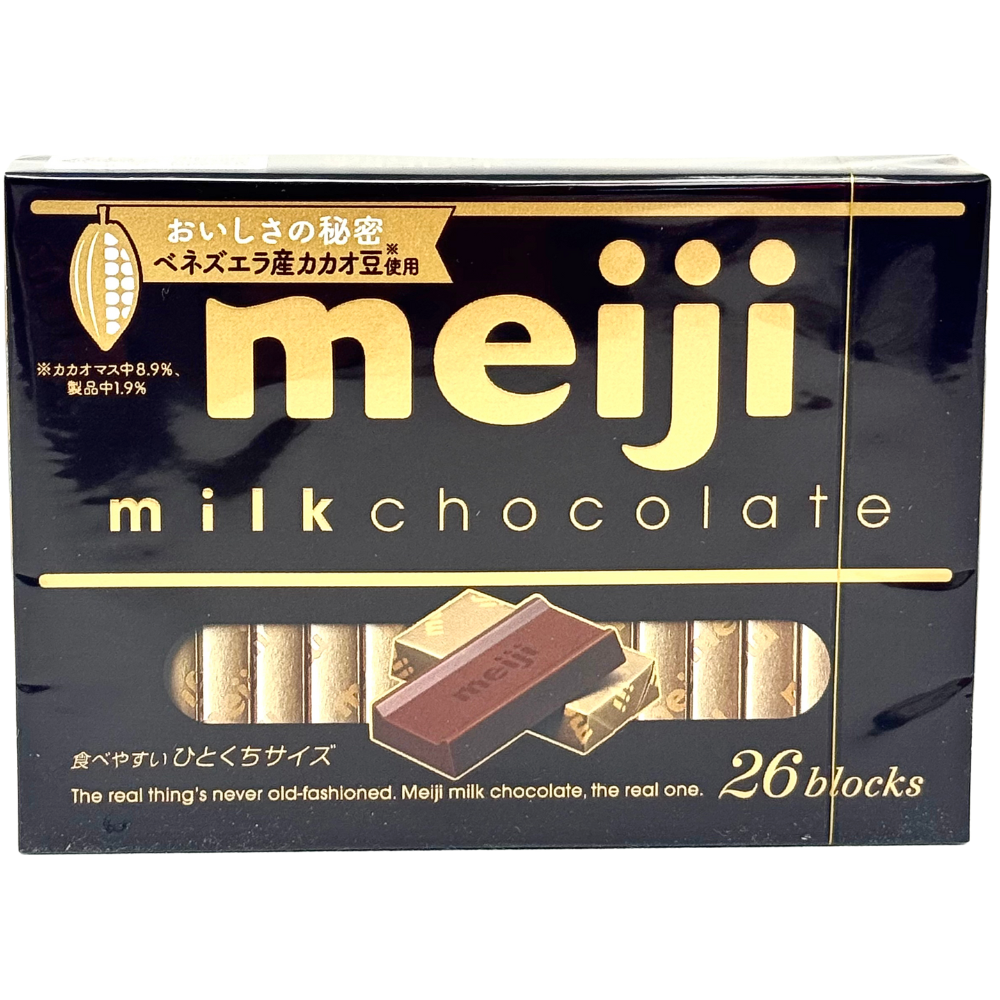 Meiji Milk Chocolate 26 Blocks (Japan) - 120g