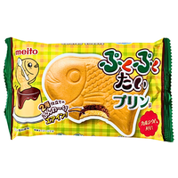 Meito Puku Puku Tai Pudding Wafer (Japan) - 16.8g