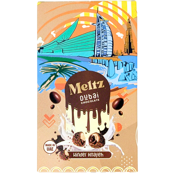 Meltz Dubai Chocolate Kinder Knafeh - 75g | Candy Funhouse US