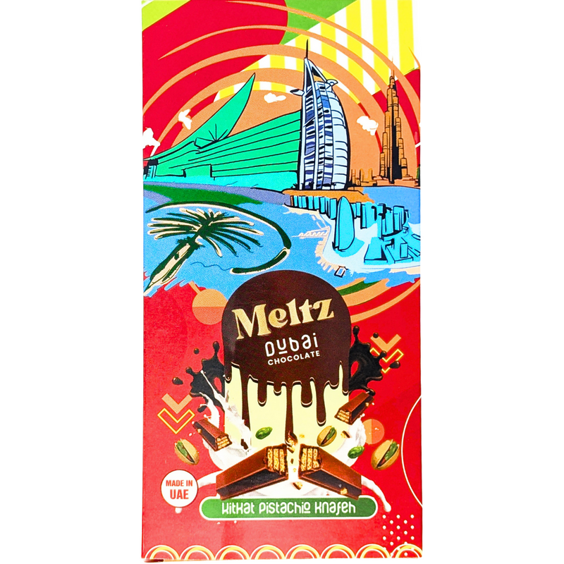 Meltz Dubai Chocolate Kitkat Pistachio Knafeh - 192g