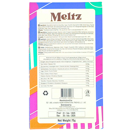 Meltz Dubai Chocolate Oreo Knafeh - 75g