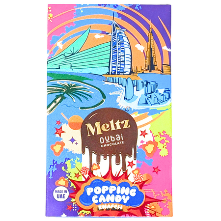 Meltz Dubai Chocolate Popping Candy Knafeh - 75g