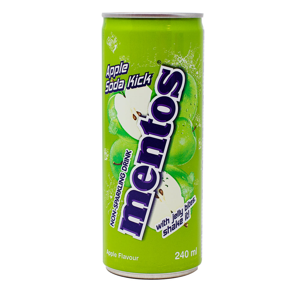 Mentos Apple Soda Kick Drink - 250mL-Mentos-Apple Soda-Coconut Jelly