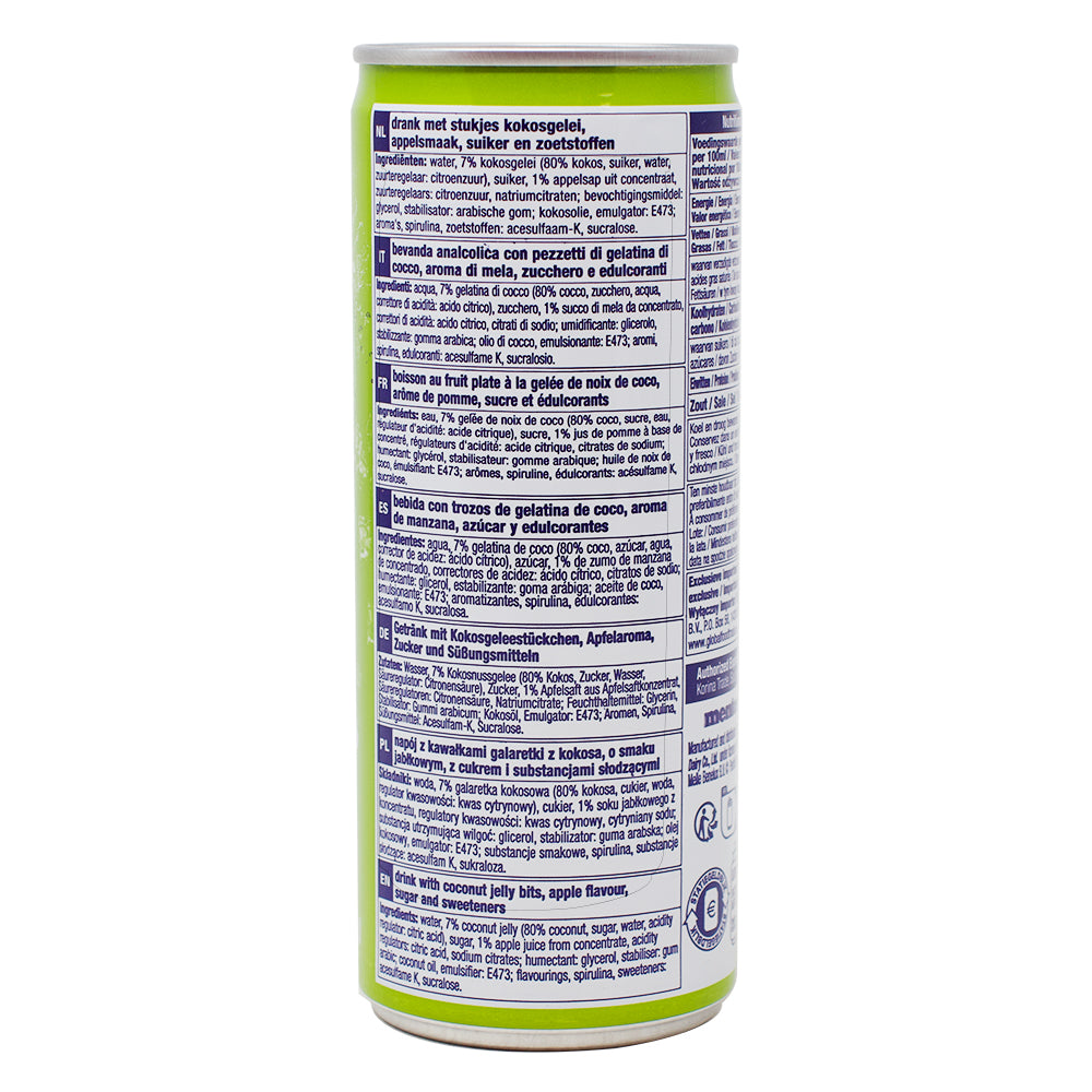 Mentos Apple Soda Kick Drink - 250mL Nutrition Facts Ingredients-Mentos-Apple Soda-Coconut Jelly
