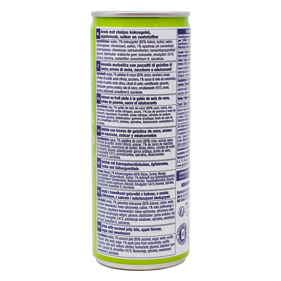 Mentos Apple Soda Kick Drink - 250mL Nutrition Facts Ingredients-Mentos-Apple Soda-Coconut Jelly