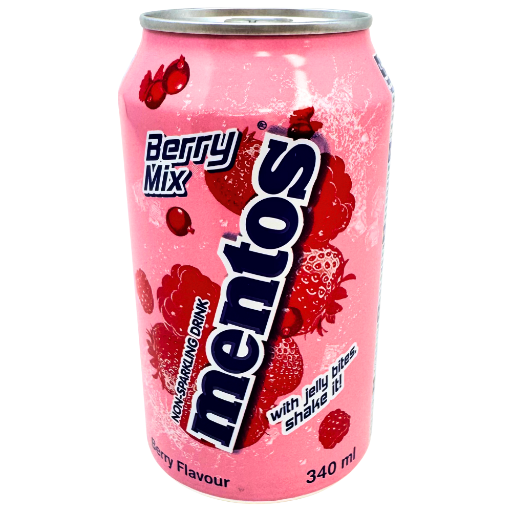 Mentos Berry Mix Drink with Jelly Bites - 340mL