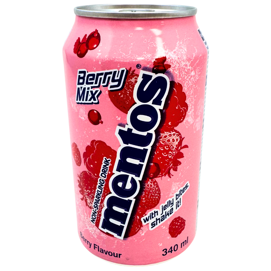 Mentos Berry Mix Drink with Jelly Bites - 340mL
