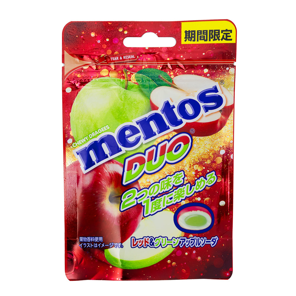 Mentos Duo Apple Soda Candy (Japan) - 45g - Japanese Candy