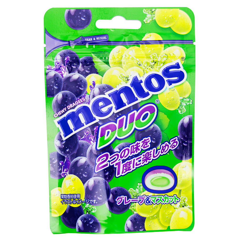 Mentos Duo Grape and Muscat Candy (Japan) - 45g