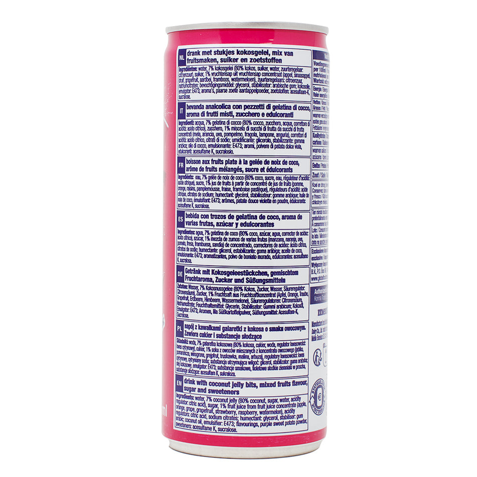 Mentos Fruity Mix Drink - 250mL Nutrition Facts Ingredients-Mentos-Fruit Candy