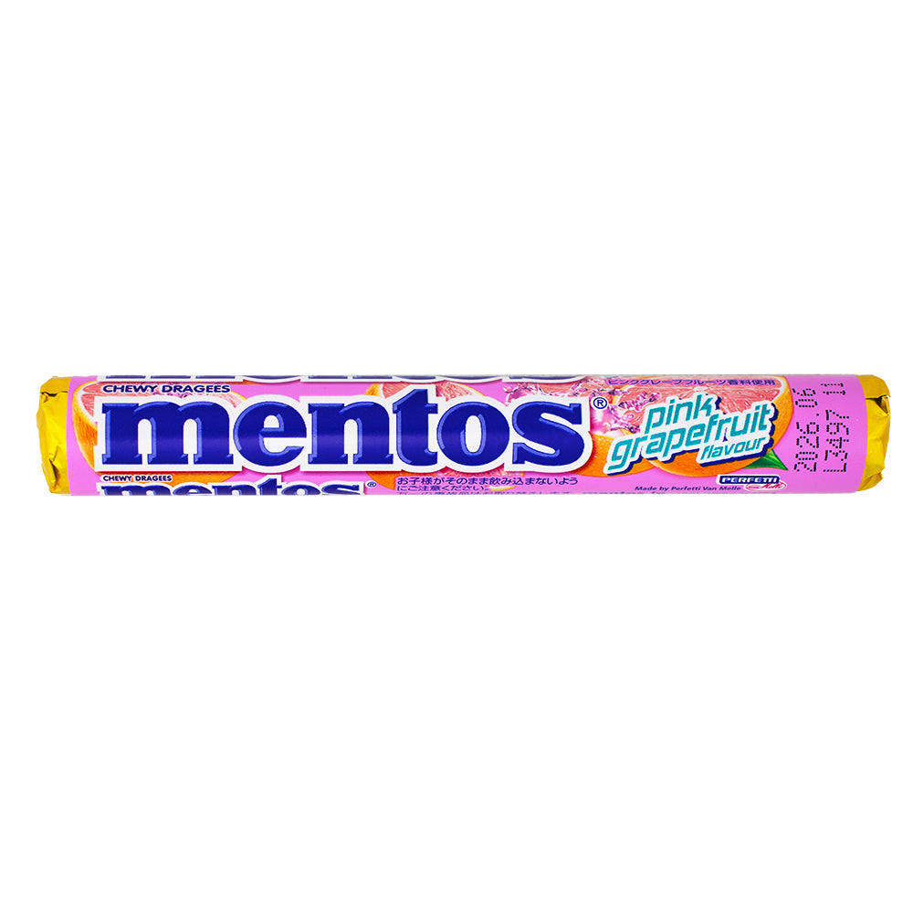 Mentos Pink Grapefruit (Japan) - 37.5g - Japanese Candy