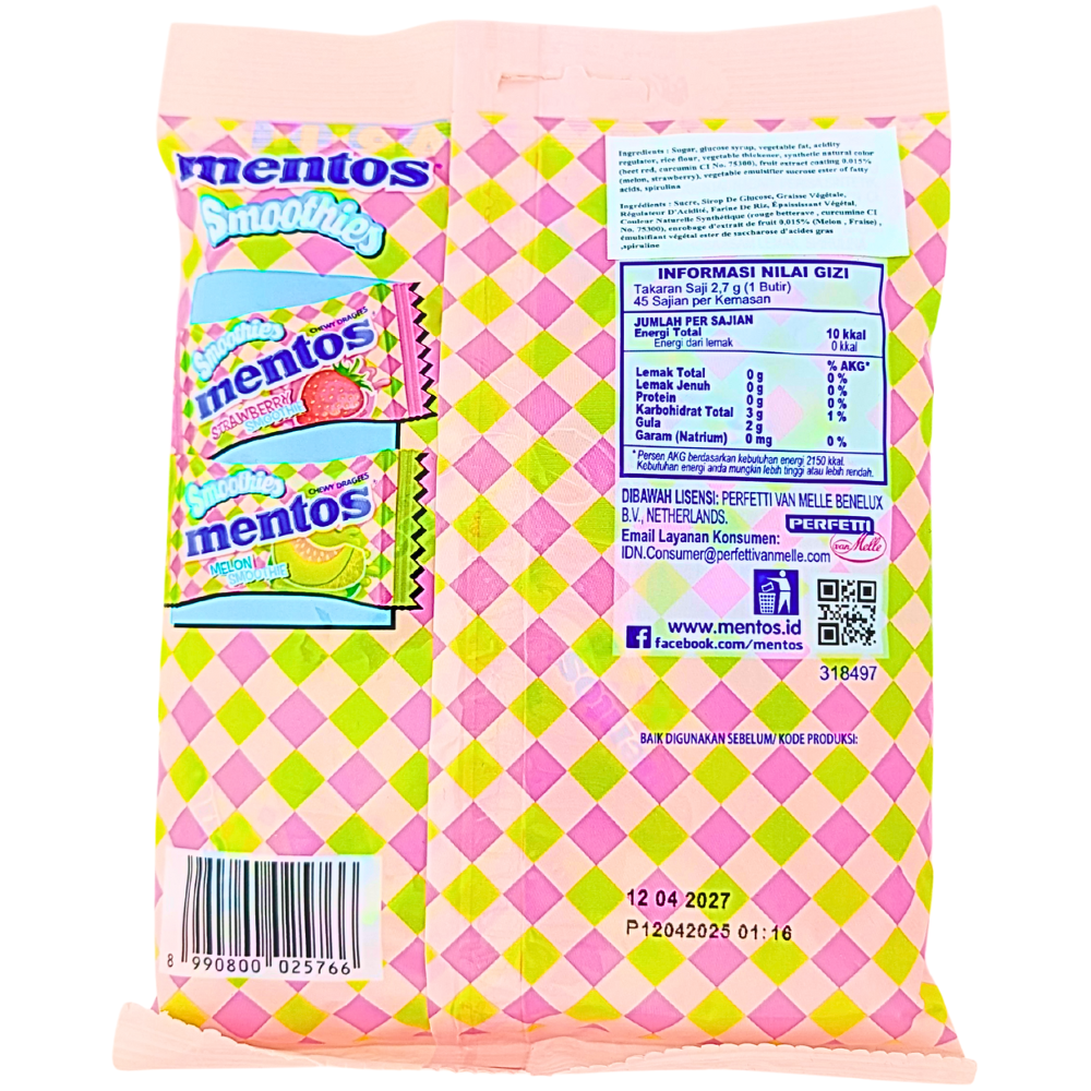 Mentos Smoothies (Indonesia) - 121.5g