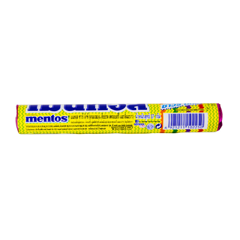 Mentos Sour Mix (Thailand) - 37g  Nutrition Facts Ingredients
