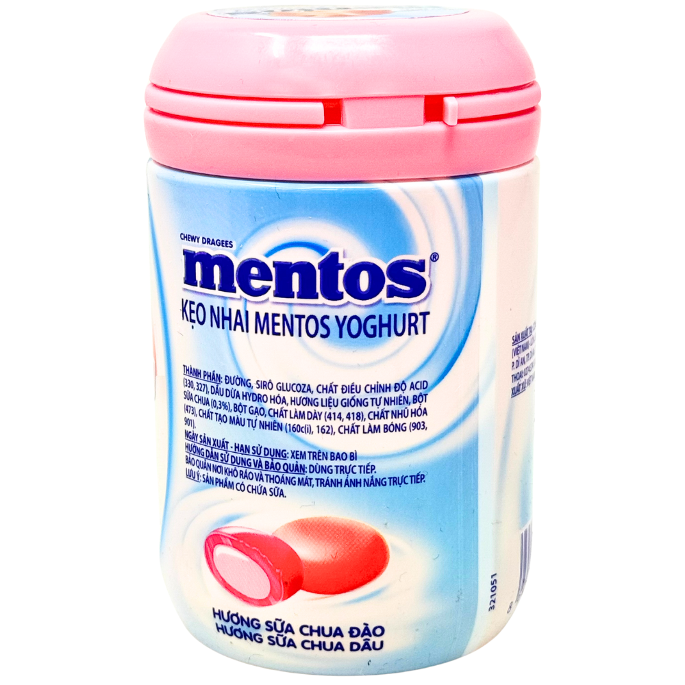 Mentos Yoghurt Strawberry & Peach (Vietnam) - 90g