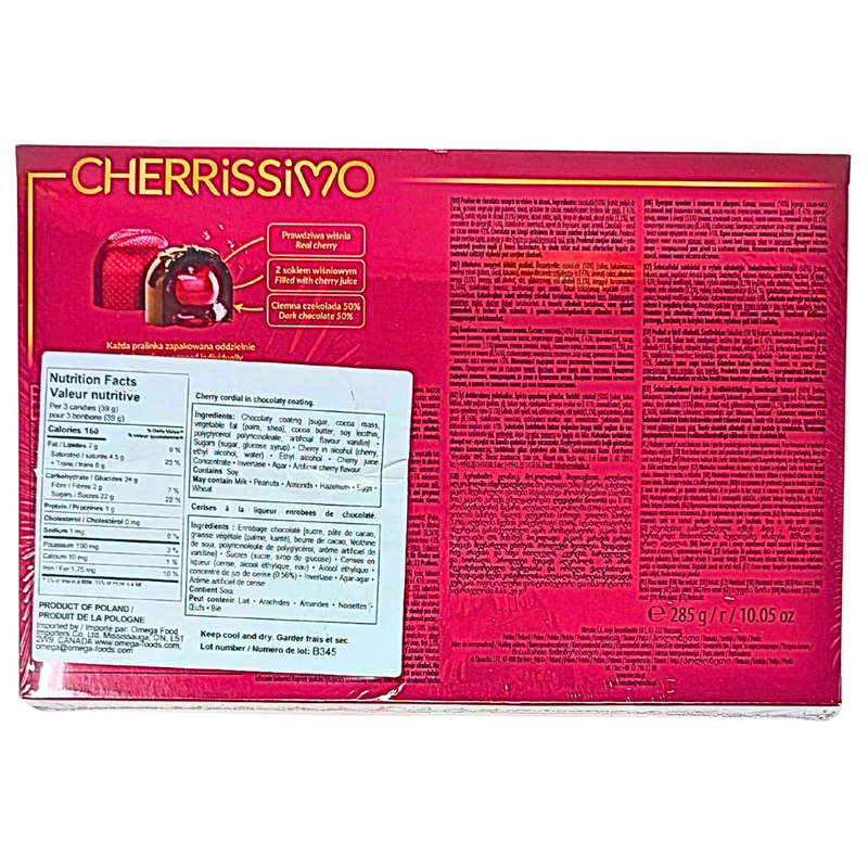 Mieszko Cherrissimo Classic Chocolates - 285g