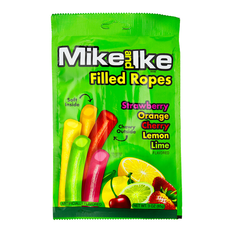 Mike and Ike Filled Ropes - 3oz