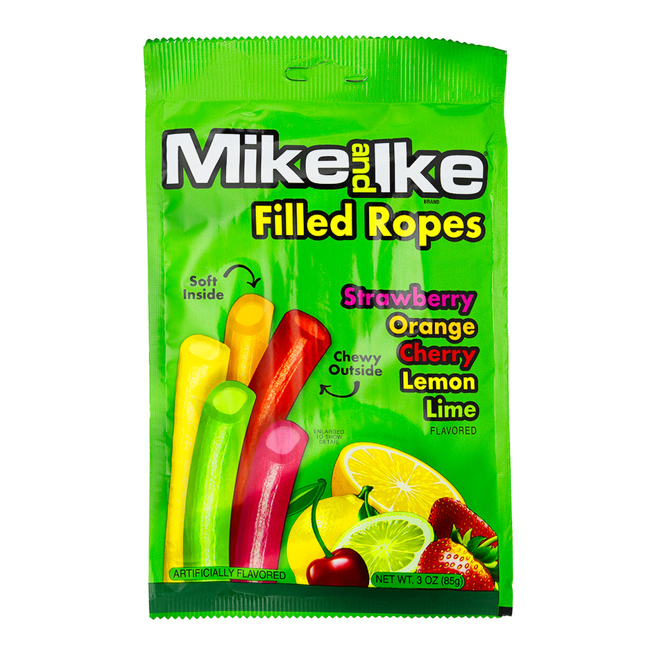 Mike and Ike Filled Ropes - 3oz