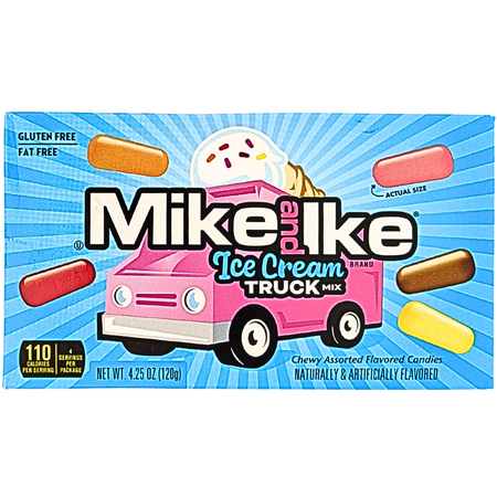 Mike and Ike Ice Cream Truck Mix Theatre Pack - 4.25oz