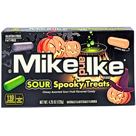 Mike and Ike Sour Spooky Treats Theatre Pack - 4.25oz