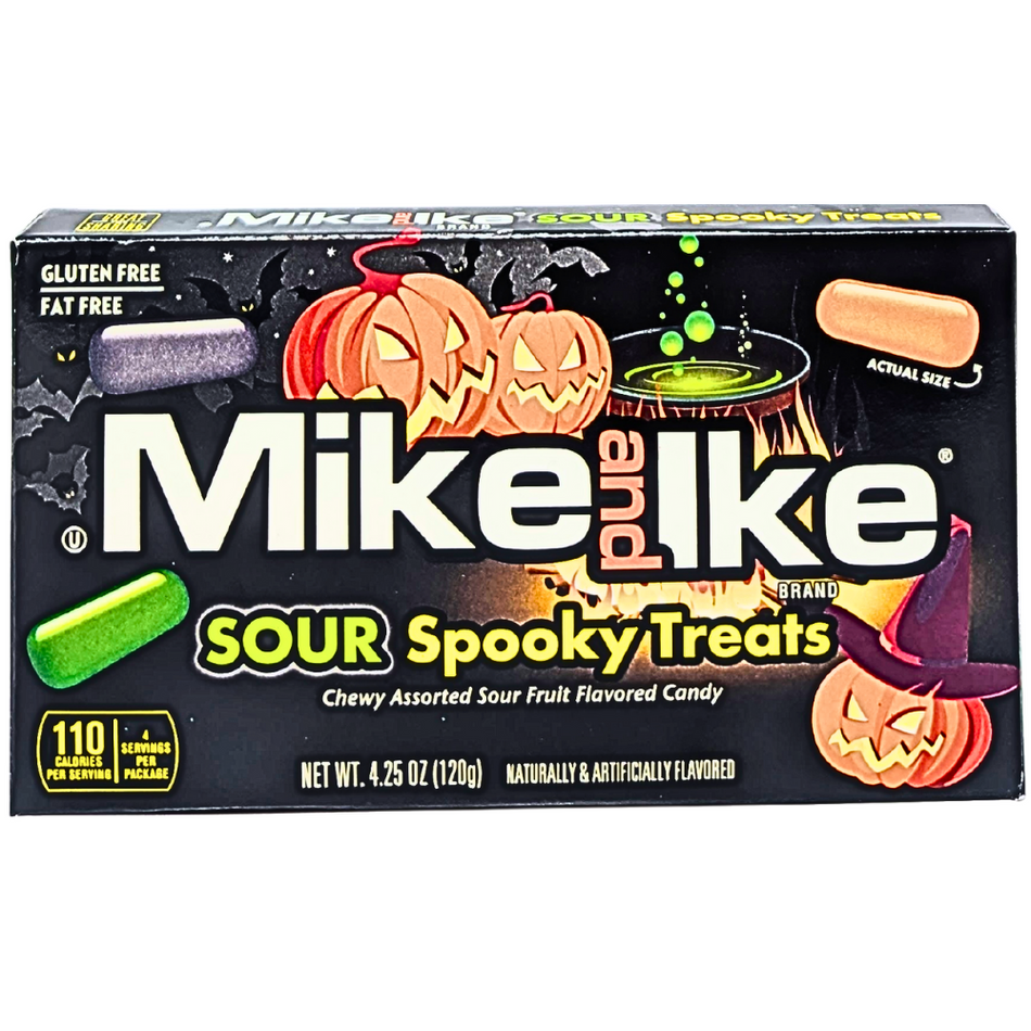 Mike and Ike Sour Spooky Treats Theatre Pack - 4.25oz