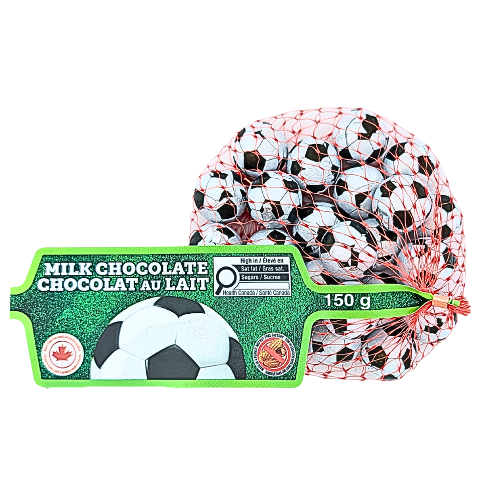 Milk Chocolate Soccer Balls - 150g