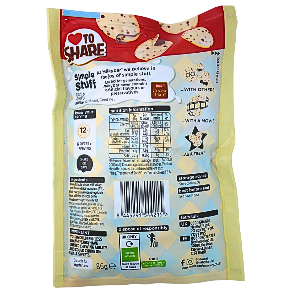 Milky Bar Crispy Cookie (UK) - 86g