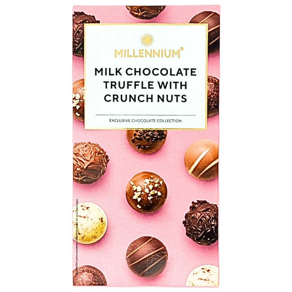 Millennium Milk Chocolate Truffle with Crunch Nuts | Candy Funhouse US