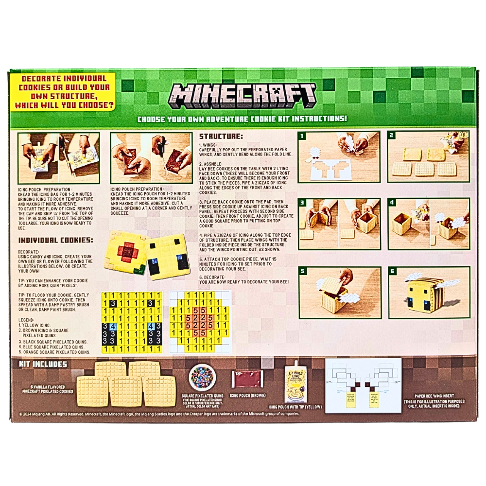 Minecraft Choose Your Own Adventure Cookie Kit - 13.9oz
