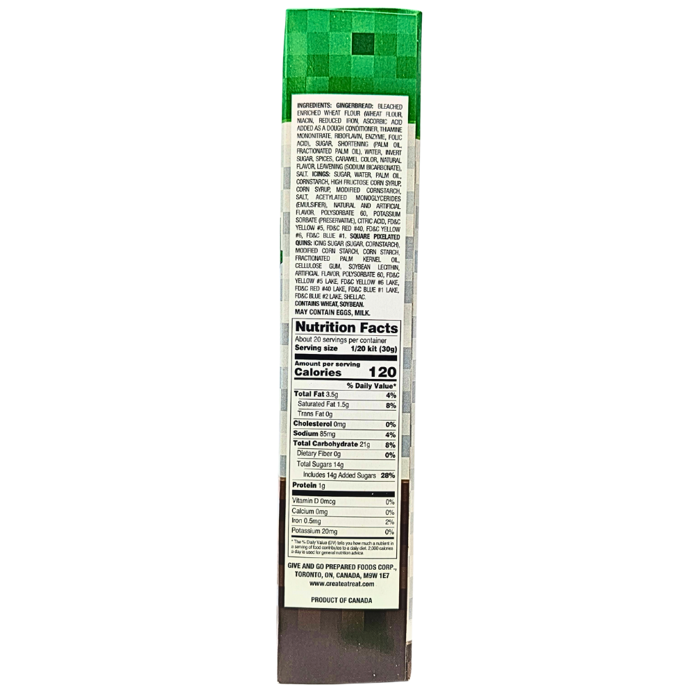 Minecraft House Cookie Kit - 594g