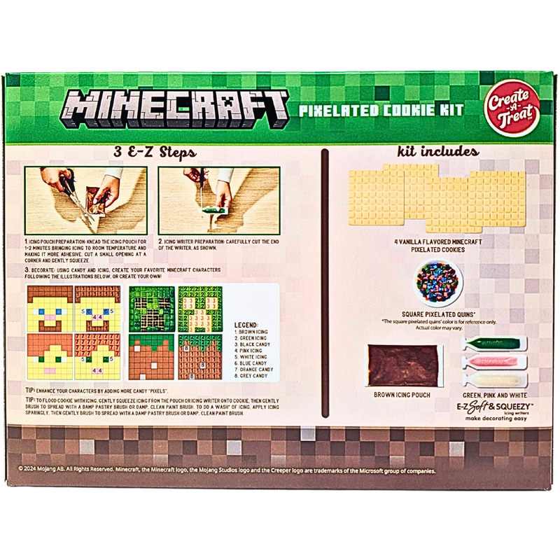 Minecraft Pixilated Cookie Kit - 12.3oz