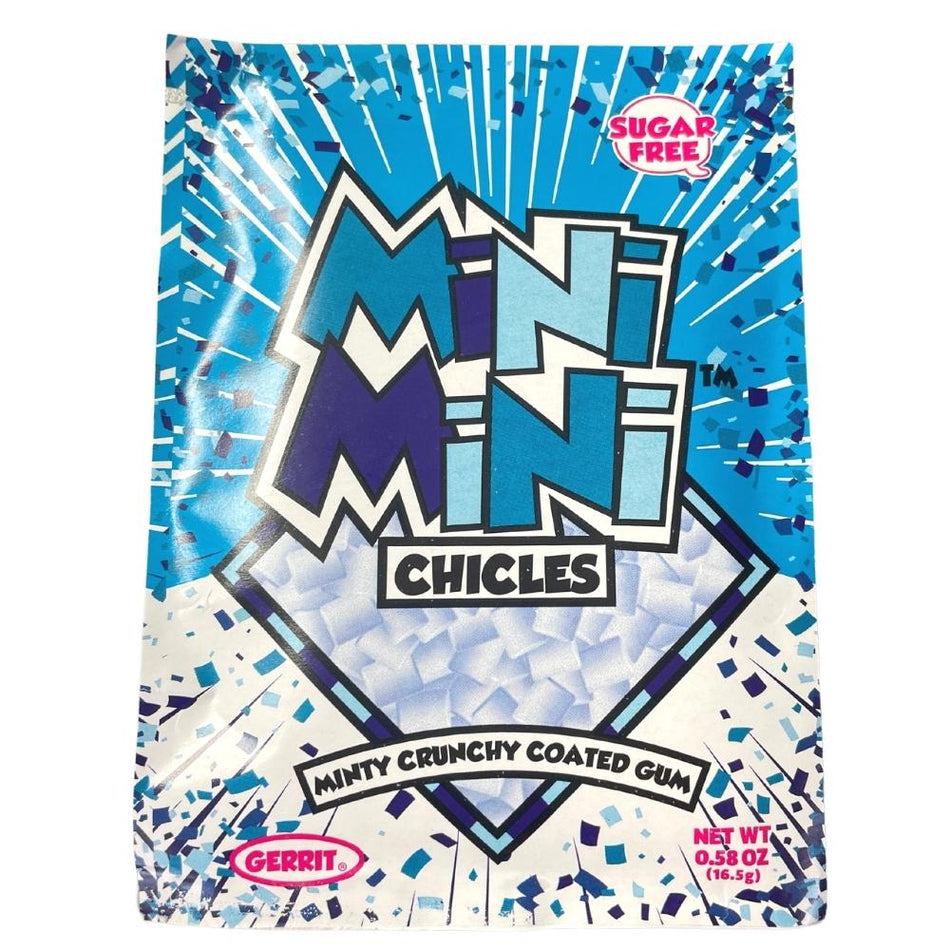 Mini Mini Chicles Sugar Free Peppermint Gum - 0.58oz - Sugar Free Gum