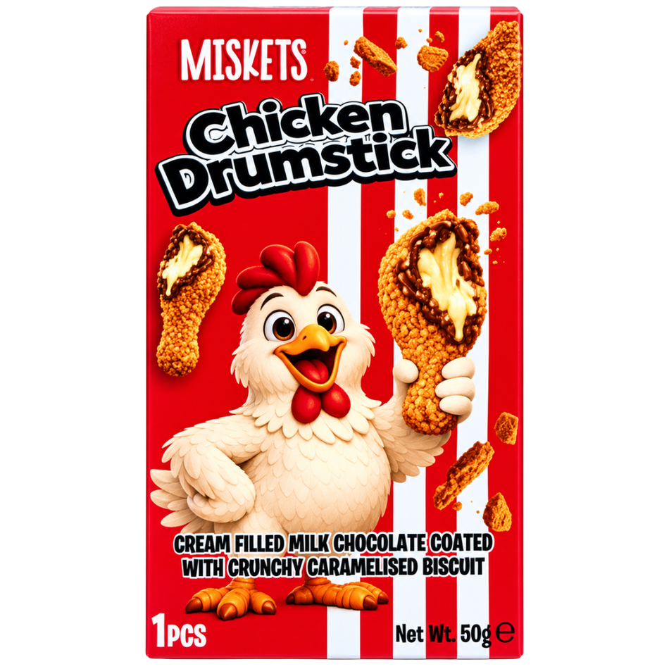 Miskets Chicken Drumstick Chocolate (UK) - 50g