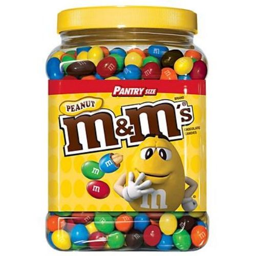 M&M's Peanut Milk Chocolate Candies Pantry Size-62 oz