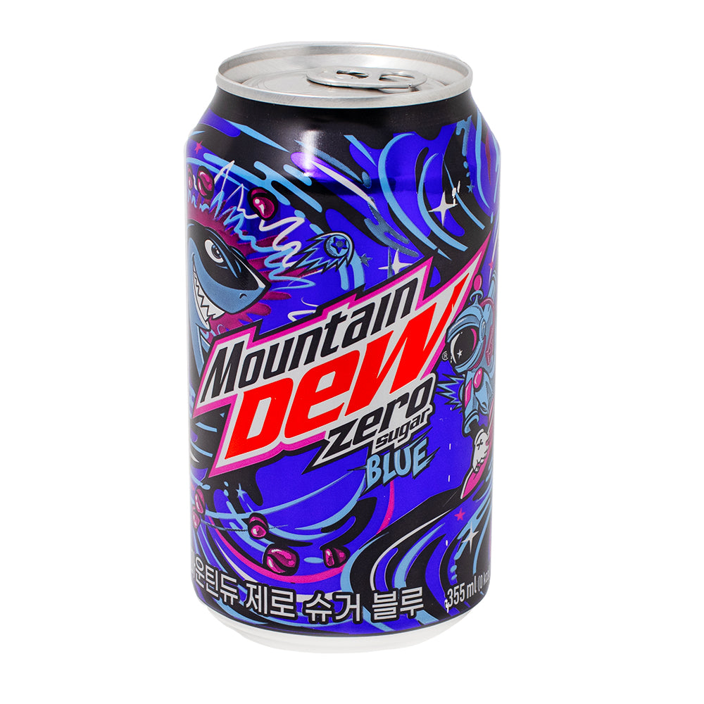 Mountain Dew Zero Sugar Blue Soda - 355mL