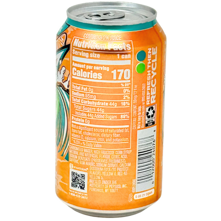 Mountain Dew Baja Cabo Citrus - 355mL