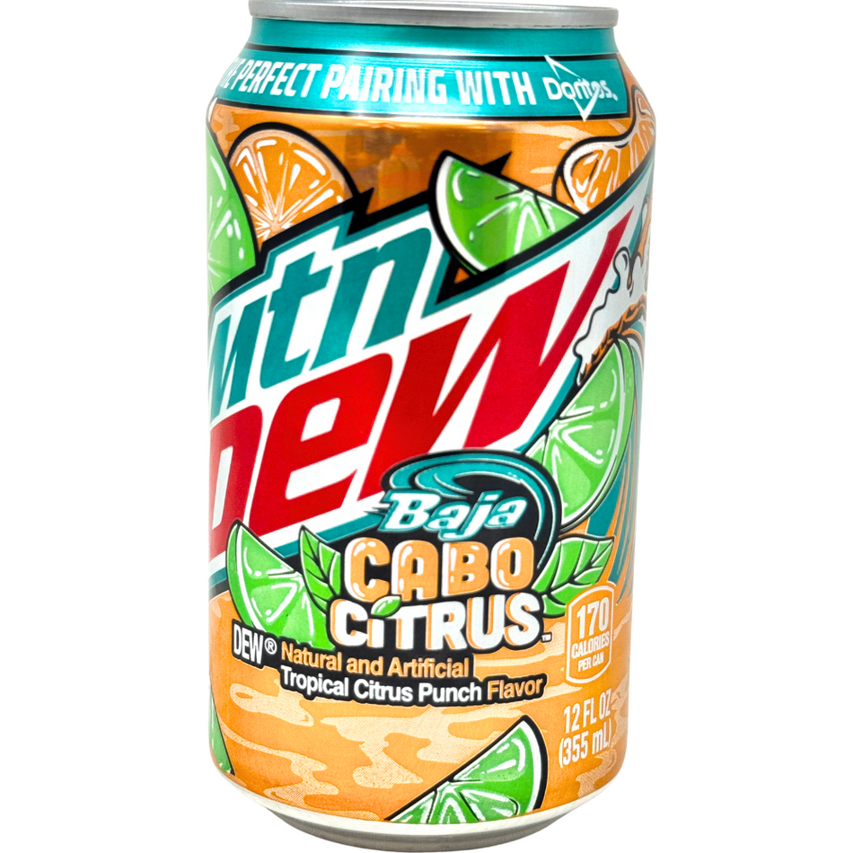Mountain Dew Baja Cabo Citrus - 355mL